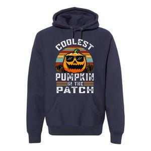 Childrens Halloween Coolest Pumpkin In Patch Premium Hoodie