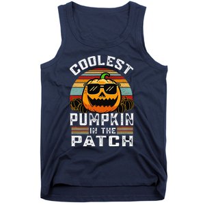 Childrens Halloween Coolest Pumpkin In Patch Tank Top