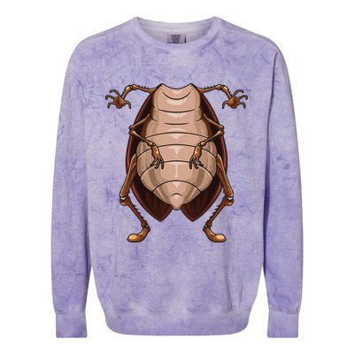 Cool Headless Cockroach Funny Lazy Halloween Costume Gift Colorblast Crewneck Sweatshirt