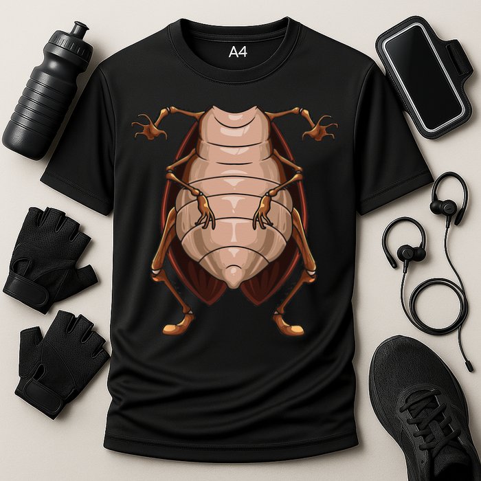 Cool Headless Cockroach Funny Lazy Halloween Costume Gift Performance Shirt