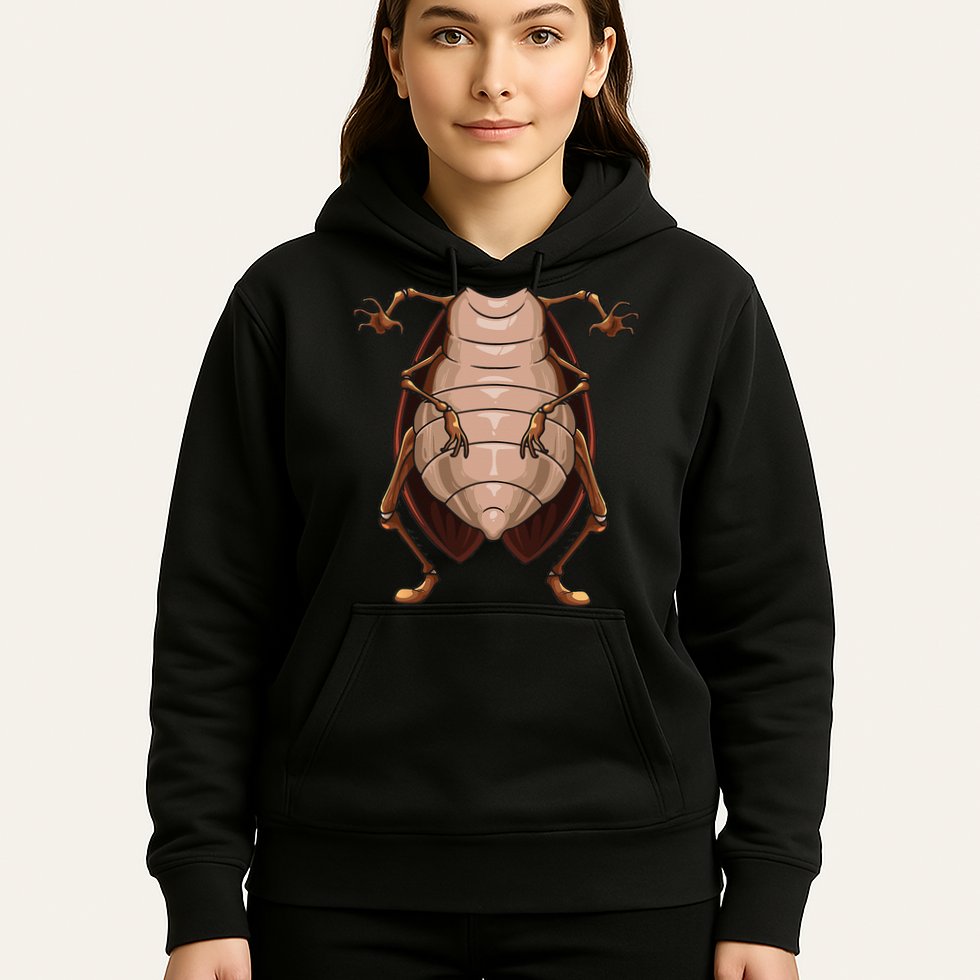 Cool Headless Cockroach Funny Lazy Halloween Costume Gift Hoodie