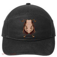 Cool Headless Cockroach Funny Lazy Halloween Costume Gift 7-Panel Snapback Hat