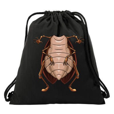 Cool Headless Cockroach Funny Lazy Halloween Costume Gift Drawstring Bag