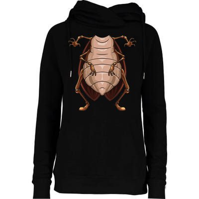 Cool Headless Cockroach Funny Lazy Halloween Costume Gift Womens Funnel Neck Pullover Hood