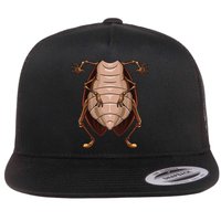 Cool Headless Cockroach Funny Lazy Halloween Costume Gift Flatbill Hat