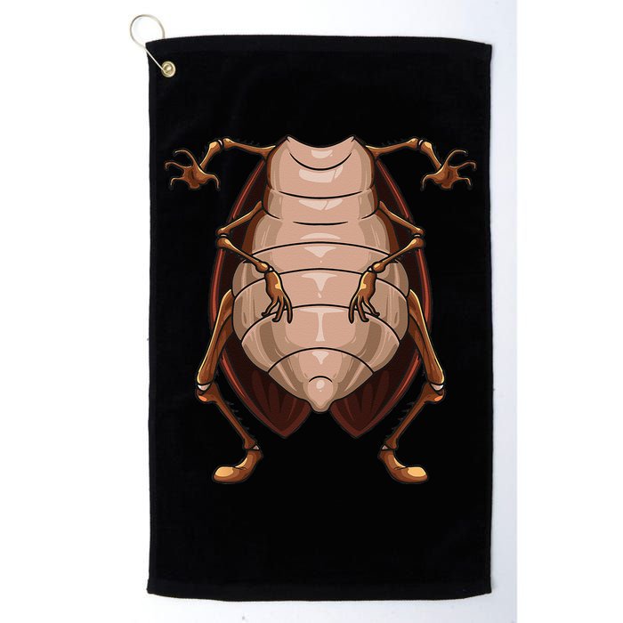 Cool Headless Cockroach Funny Lazy Halloween Costume Gift Golf Towel