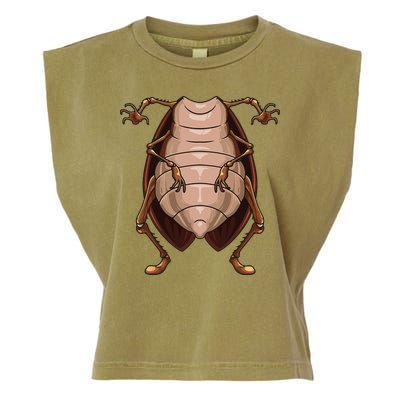 Cool Headless Cockroach Funny Lazy Halloween Costume Gift Garment-Dyed Women's Muscle Tee