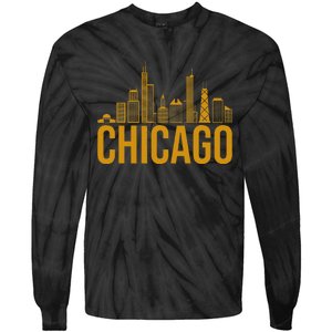 Chicago Home City Chicago Illinois Lover Tie-Dye Long Sleeve Shirt