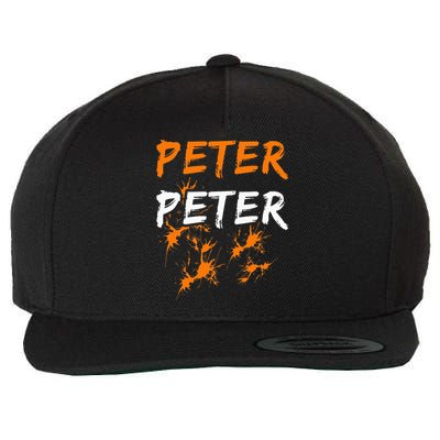 Couples Halloween Costume Peter Pumpkin Eater Wool Snapback Cap