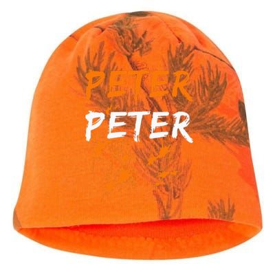 Couples Halloween Costume Peter Pumpkin Eater Kati - Camo Knit Beanie