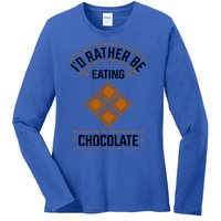 Chocolatier Hobby Chocolate Expert Funny Saying Gift Ladies Long Sleeve Shirt