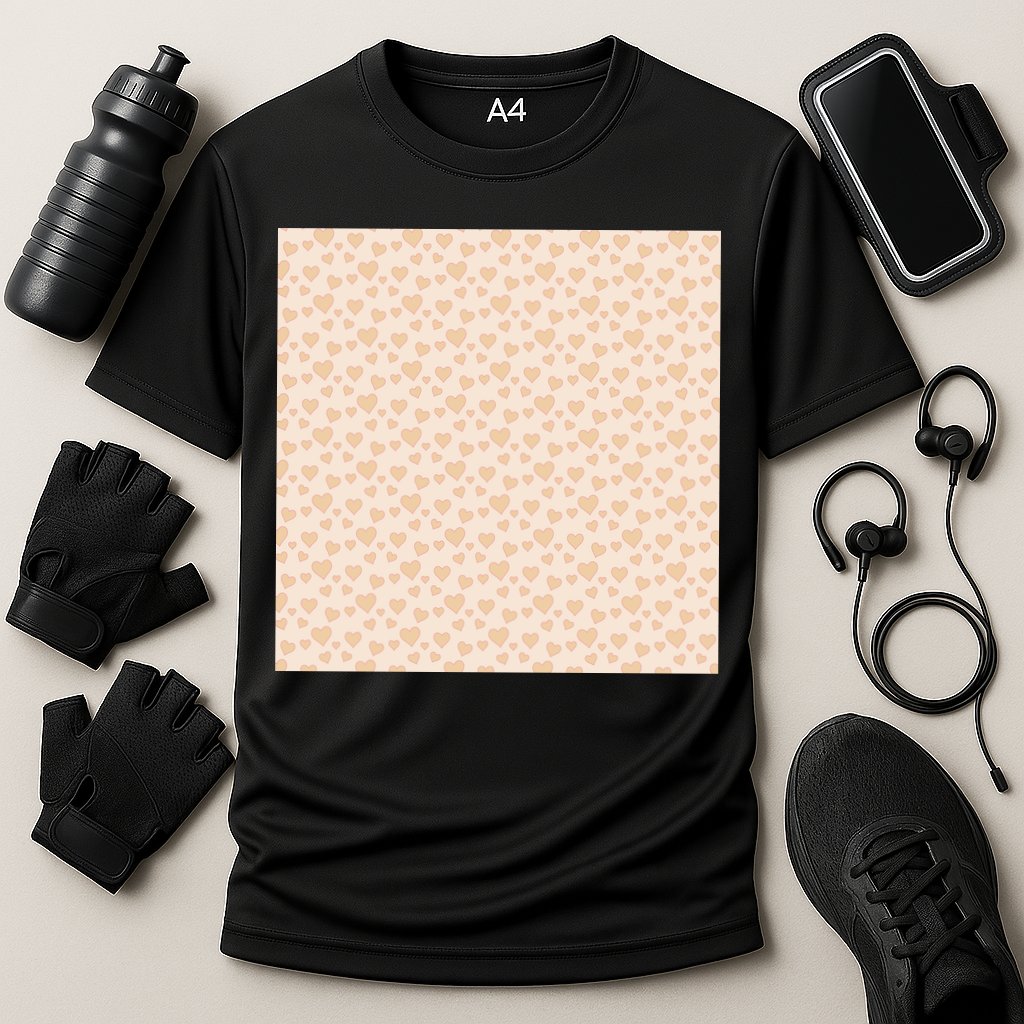 Cute Hearts Cooling Performance Crew T-Shirt