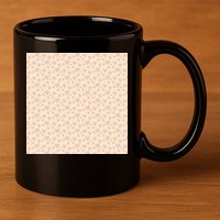 Cute Hearts 11oz C Handle Ceramic Mug