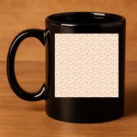 Cute Hearts 11oz C Handle Ceramic Mug