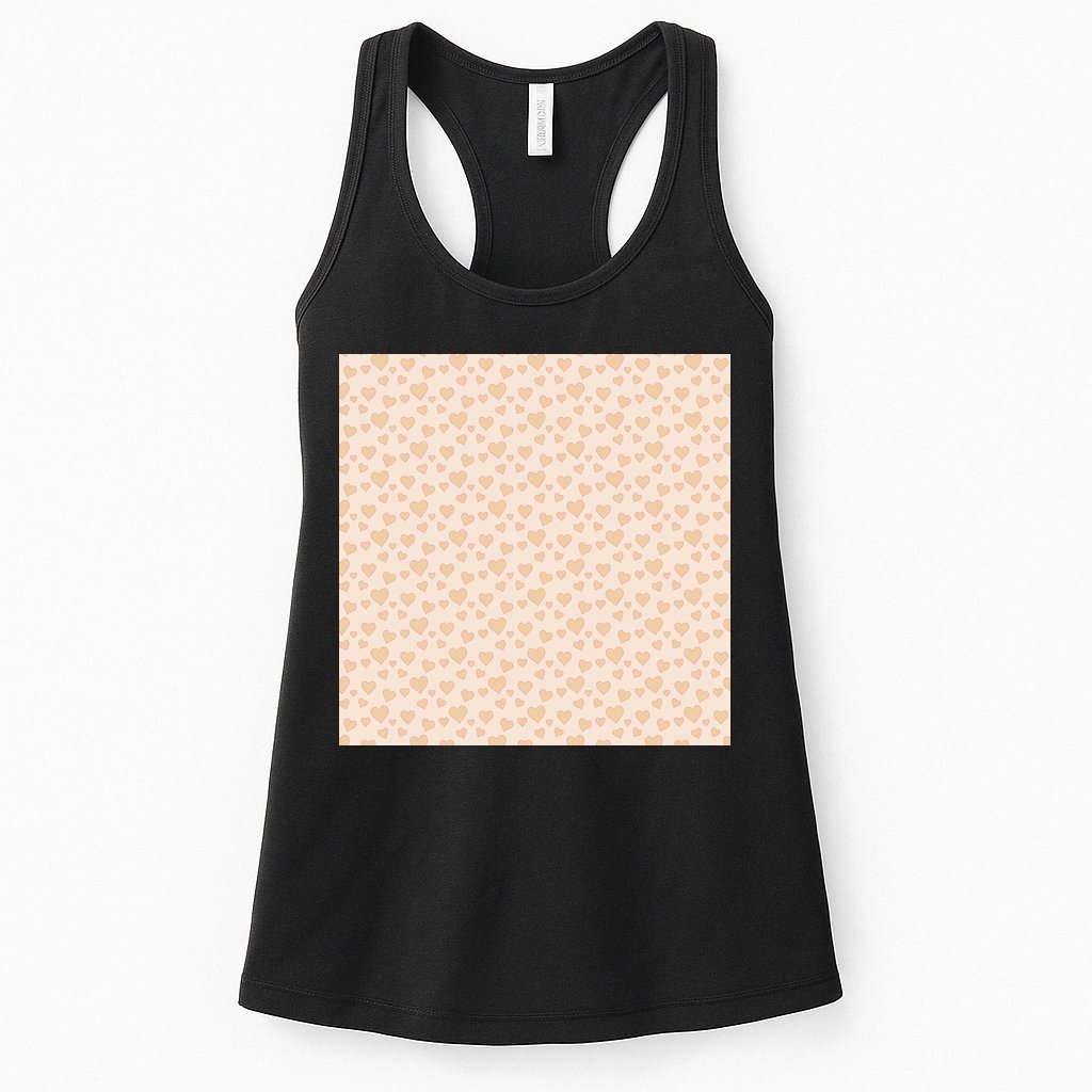 Cute Hearts Womens Tank Top