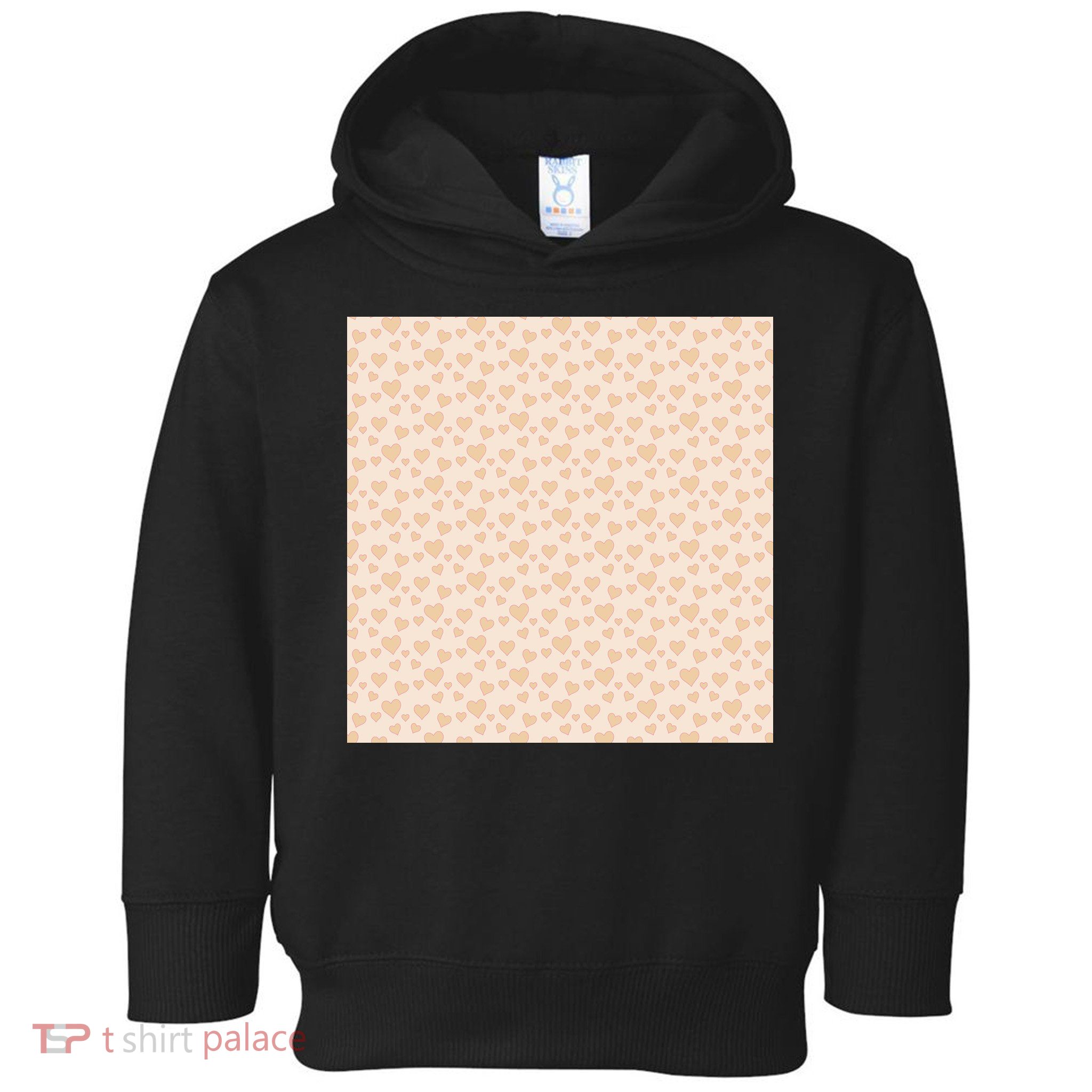 Cute Hearts Toddler Hoodie
