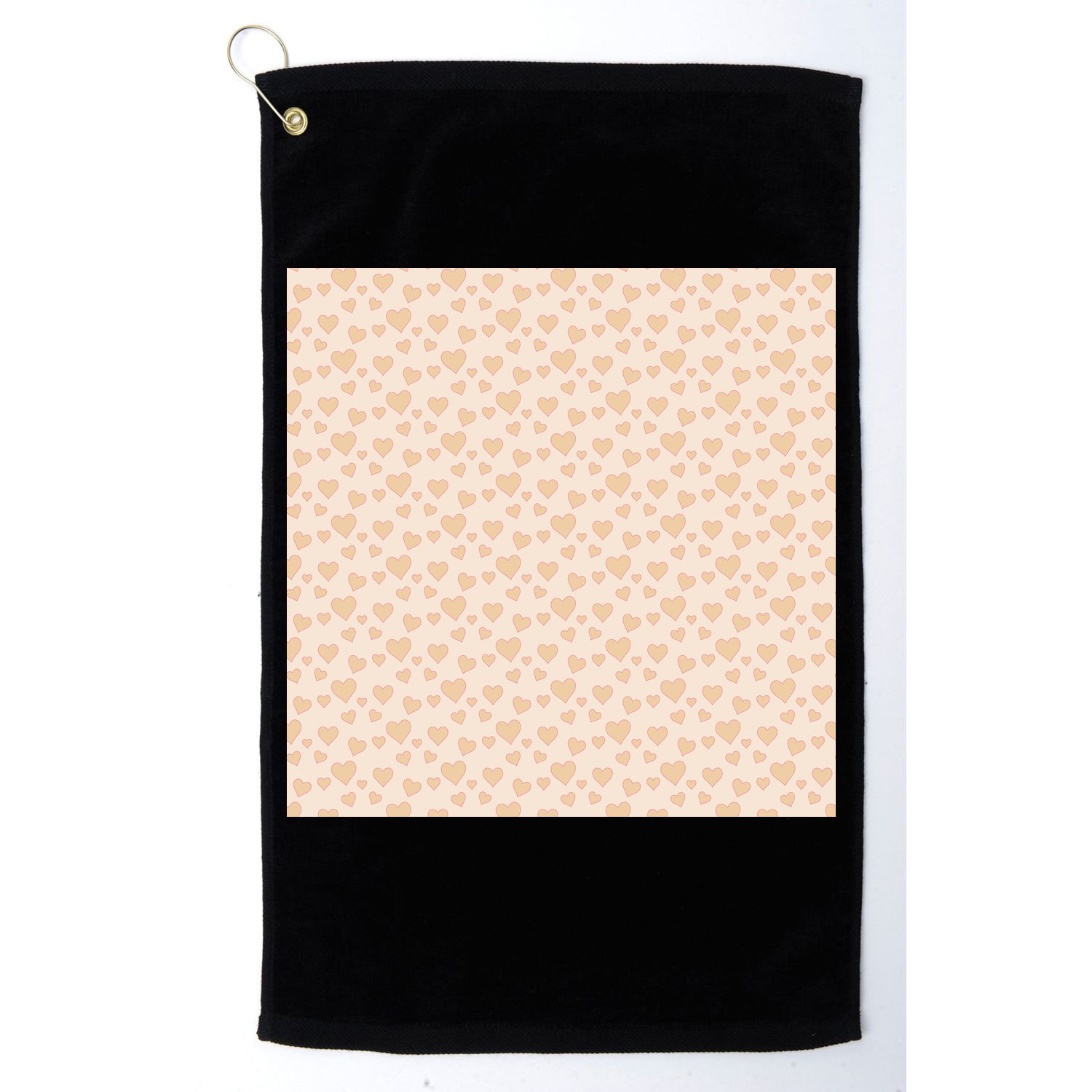 Cute Hearts Golf Towel
