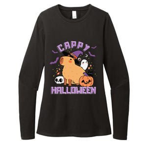 Cappy Halloween Cute Capybara Halloween Womens CVC Long Sleeve Shirt