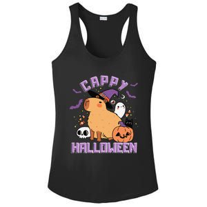 Cappy Halloween Cute Capybara Halloween Ladies PosiCharge Competitor Racerback Tank