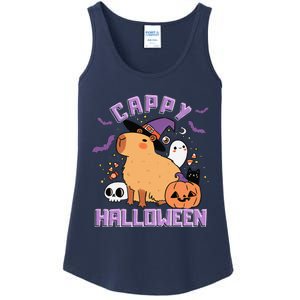 Cappy Halloween Cute Capybara Halloween Ladies Essential Tank