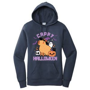 Cappy Halloween Cute Capybara Halloween Women's Pullover Hoodie