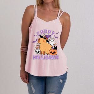 Cappy Halloween Cute Capybara Halloween Women's Strappy Tank