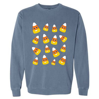 Cute Halloween Candy Corn Costume Candies Garment-Dyed Sweatshirt