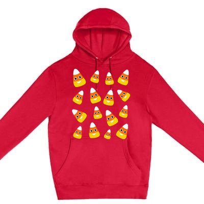 Cute Halloween Candy Corn Costume Candies Premium Pullover Hoodie