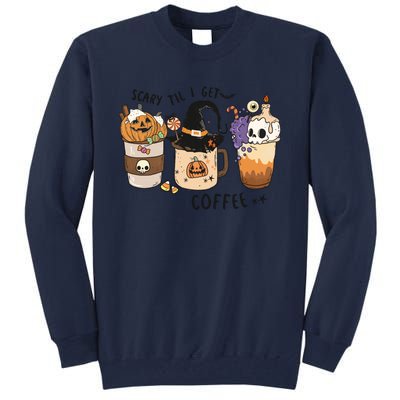 Coffee Halloween Tall Sweatshirt