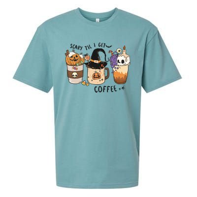 Coffee Halloween Sueded Cloud Jersey T-Shirt