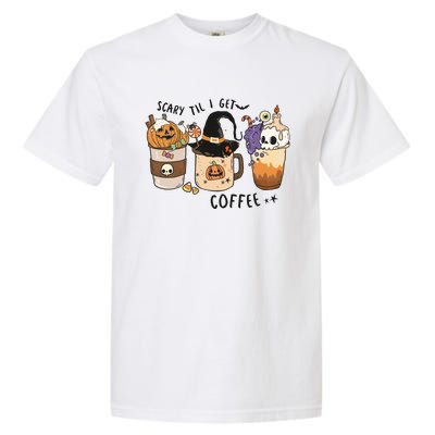 Coffee Halloween Garment-Dyed Heavyweight T-Shirt