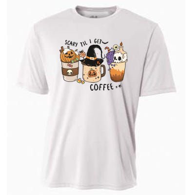 Coffee Halloween Cooling Performance Crew T-Shirt