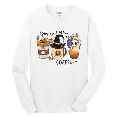 Coffee Halloween Tall Long Sleeve T-Shirt