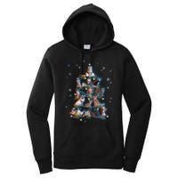 Classic Holiday Cat And Kitten Christmas Ree Women's Pullover Hoodie