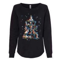 Classic Holiday Cat And Kitten Christmas Ree Womens California Wash Sweatshirt