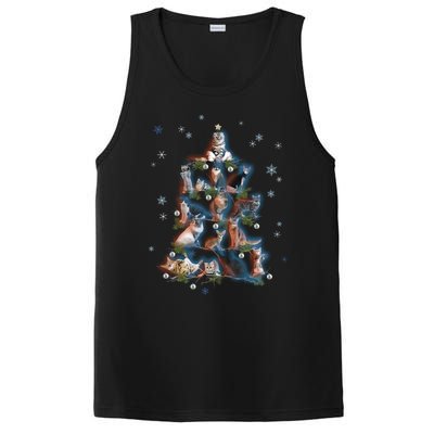 Classic Holiday Cat And Kitten Christmas Ree PosiCharge Competitor Tank