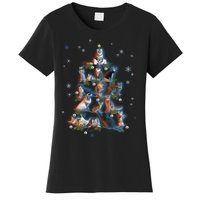 Classic Holiday Cat And Kitten Christmas Ree Women's T-Shirt