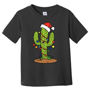 Cactus Holiday Christmas Tree Toddler T-Shirt