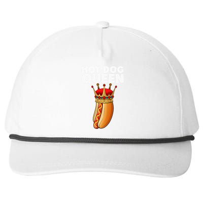 Cute Hot Dog Design For Women Sausage Hotdog Lovers Snapback Five-Panel Rope Hat