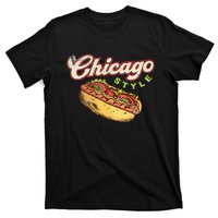 Chicago Hot Dog Hotdog Tourist Summer Souvenir Travel T-Shirt