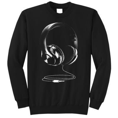 Cool Headphones Design For Men Women DJ Music Artist Lover Sweatshirt