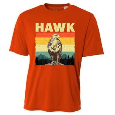 Cute Hawk Design Bird Vintage Hawk Lovers Cooling Performance Crew T-Shirt