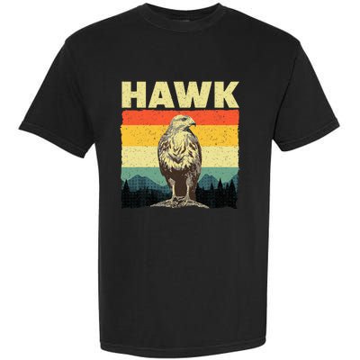 Cute Hawk Design Bird Vintage Hawk Lovers Garment-Dyed Heavyweight T-Shirt