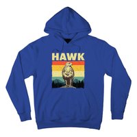 Cute Hawk Design Bird Vintage Hawk Lovers Hoodie