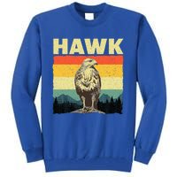 Cute Hawk Design Bird Vintage Hawk Lovers Tall Sweatshirt