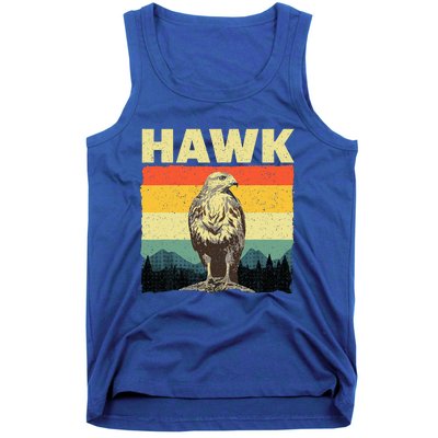 Cute Hawk Design Bird Vintage Hawk Lovers Tank Top