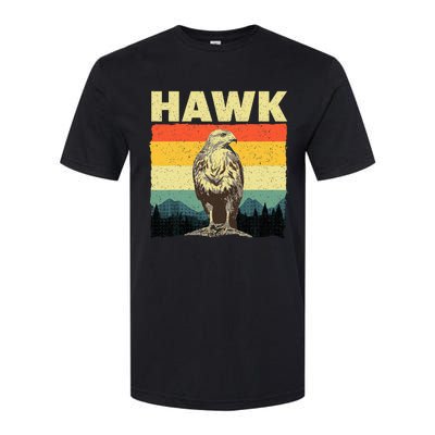 Cute Hawk Design Bird Vintage Hawk Lovers Softstyle CVC T-Shirt