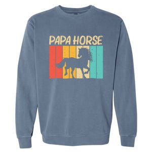 Cool Horse Design Horseback Riding Horse Lover Gift Garment-Dyed Sweatshirt