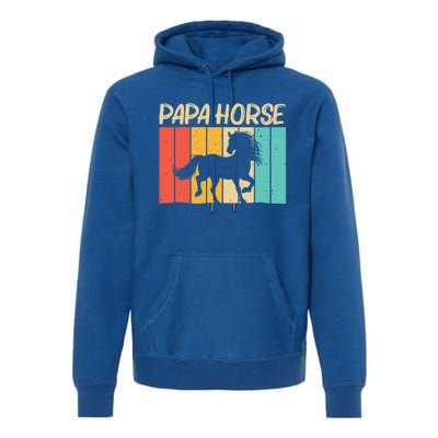 Cool Horse Design Horseback Riding Horse Lover Gift Premium Hoodie