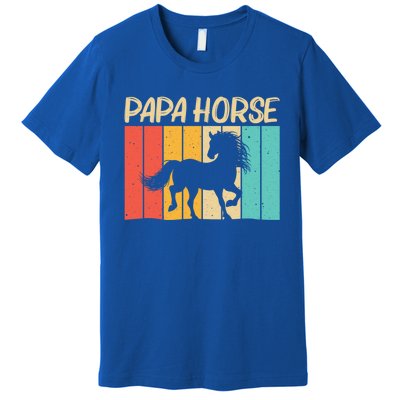 Cool Horse Design Horseback Riding Horse Lover Gift Premium T-Shirt